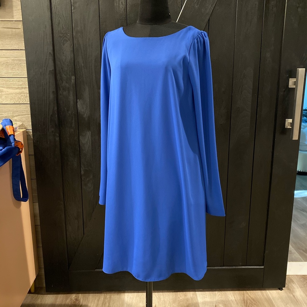 Pink Blush size small blue maternity dress